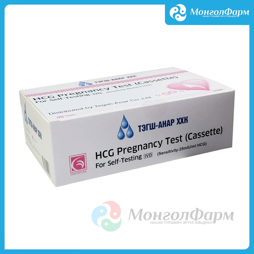 Жирэмсний тест кассет №1