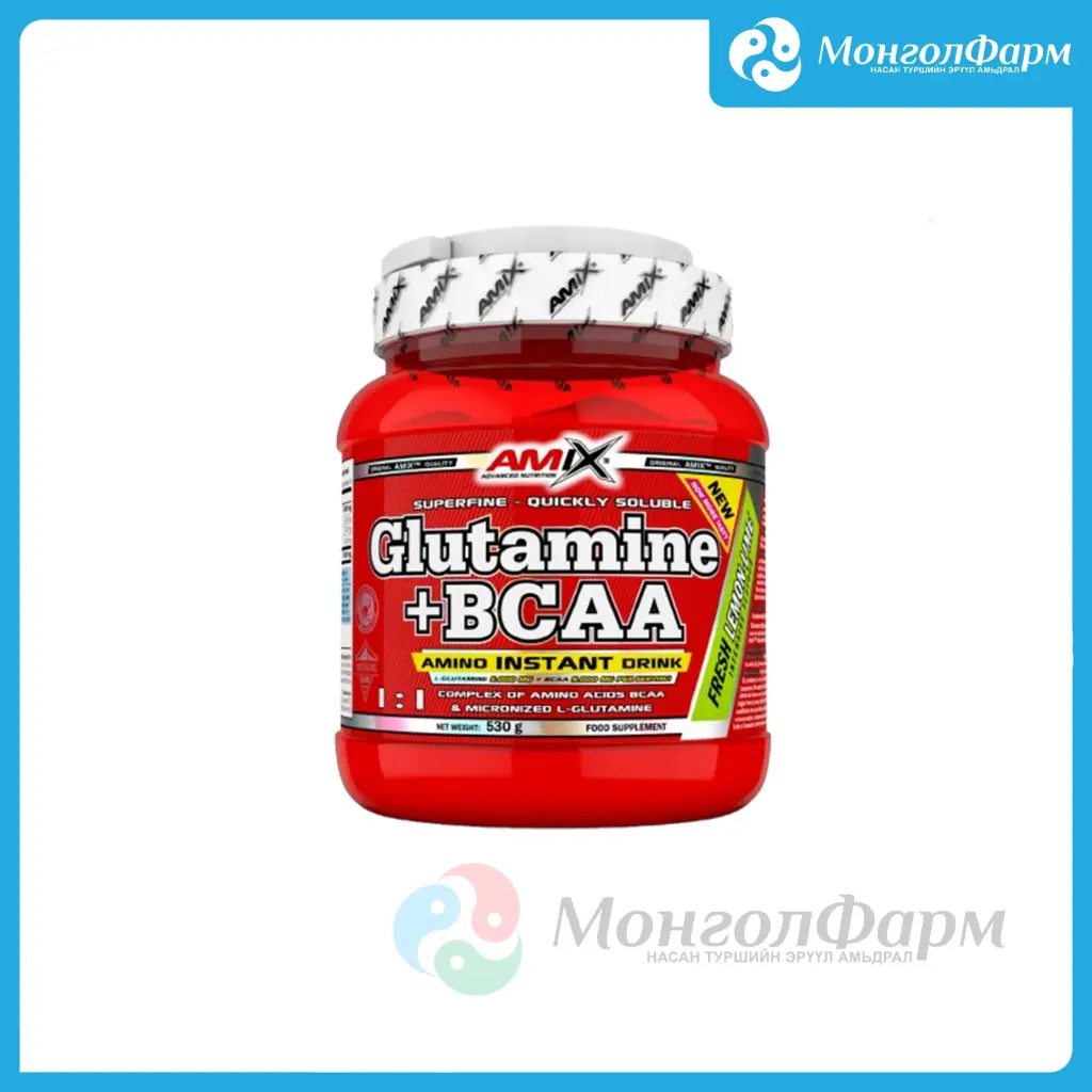 L-Glutamine + BCAA 300г нимбэг-лайм