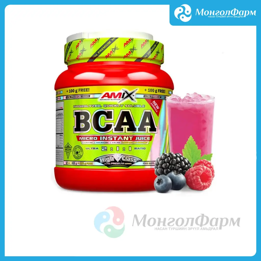 BCAA High Class Micro-Instant Juice 400г+100г ойн жимс